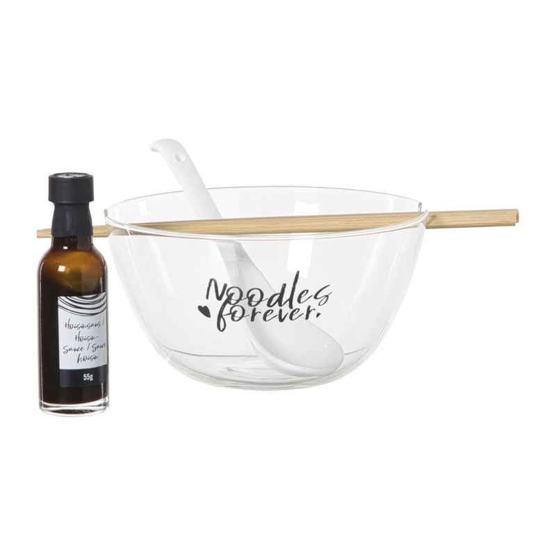 Gift set noodles met saus en eetstokjes
