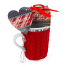 Valentijn mok met hot chocolate 