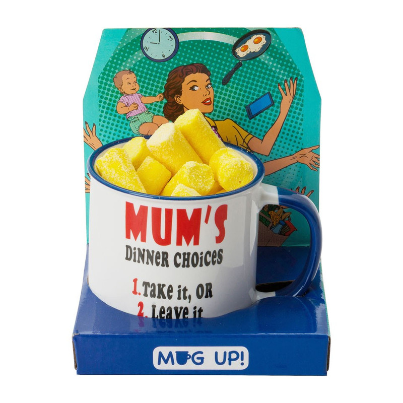 Mok met snoepjes - mum - limoncello smaak