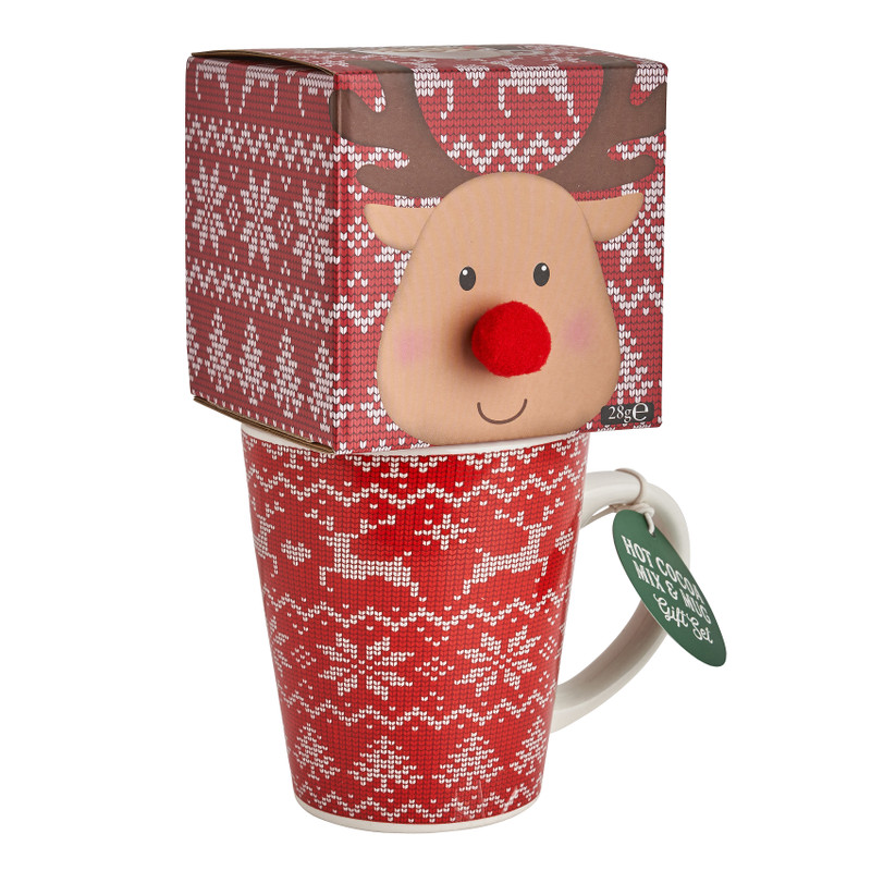 Cadeauset mok rendier - 20 cl
