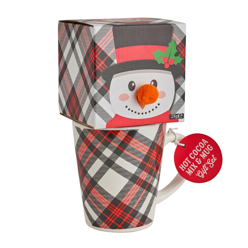 Cadeauset mok sneeuwman - 20 cl