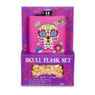 Veldfles skull met pinda's - roze