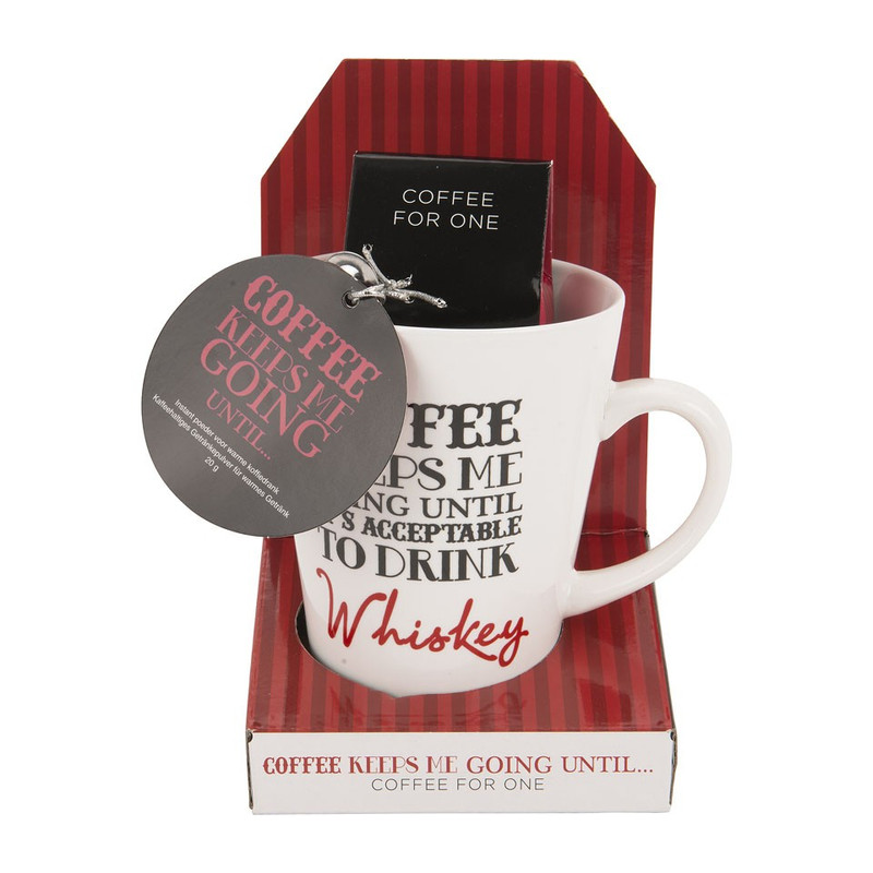 Giftset mok - coffee keeps me going until… 