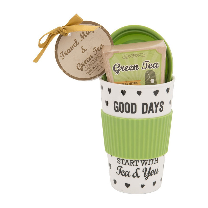 Travel mug thee - groen 