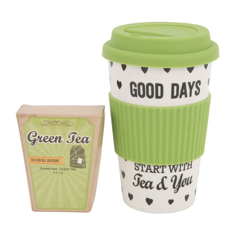 Travel mug thee - groen 