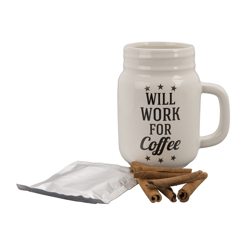 Cadeauset Mason Jar - coffee