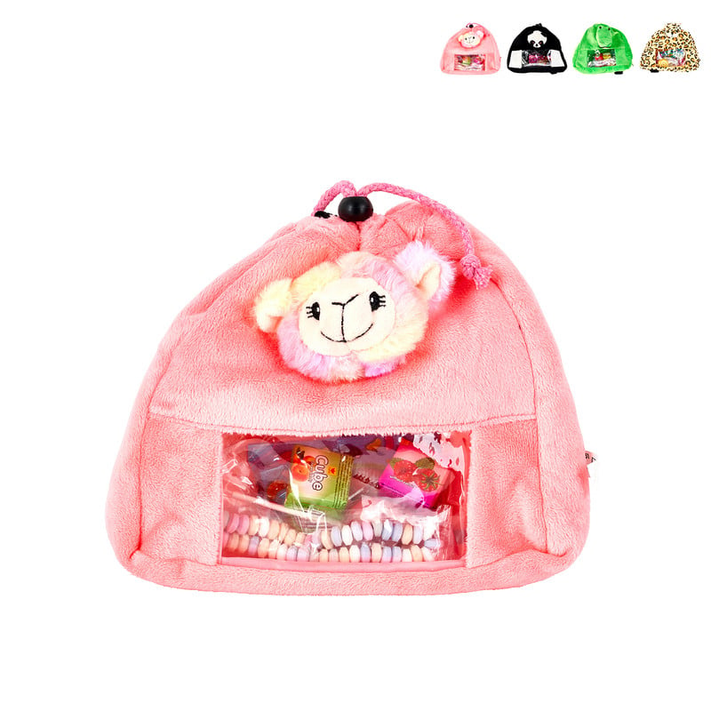 Dieren rugzak met snoep - diverse varianten - 71 g