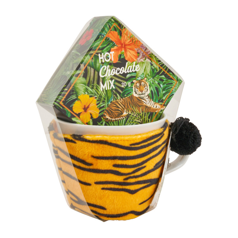 Mok giftset tijger - hot chocolate