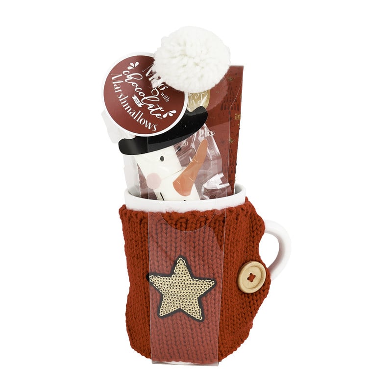 Cadeauset mok sneeuwpop