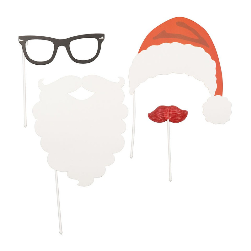 Holiday selfie props met snoep