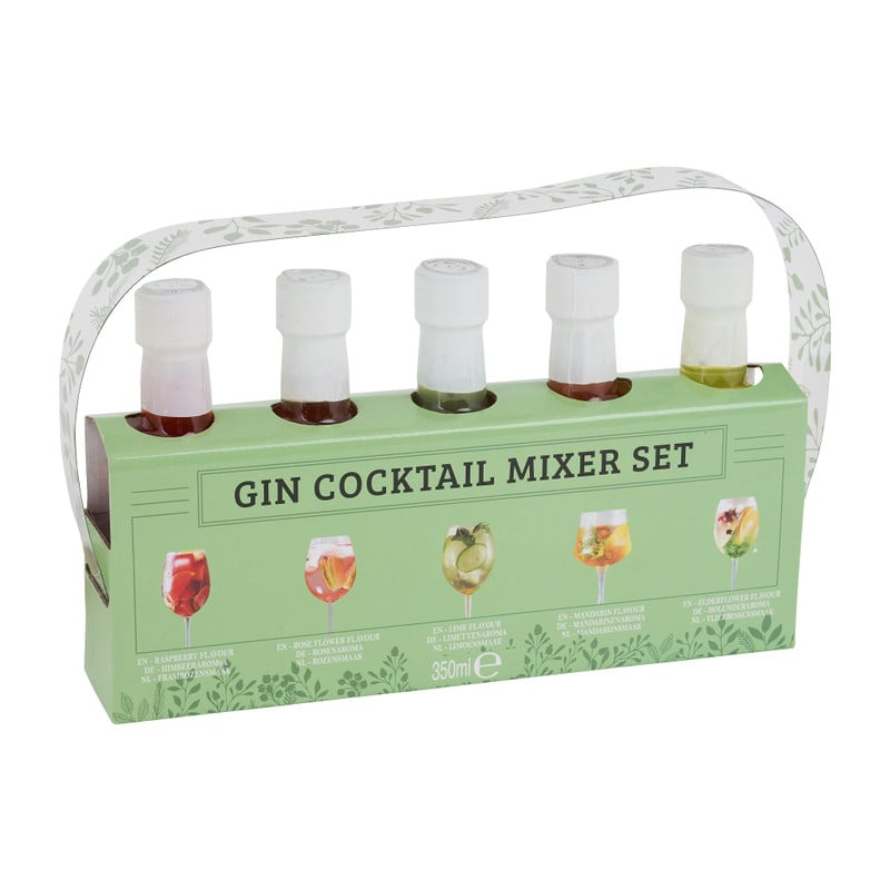 Gin cocktail mixer set - 5 smaken