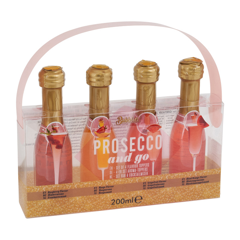Prosecco mix toppers - 4 smaken