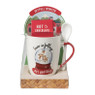Kerst mok beer met lepel - diverse varianten