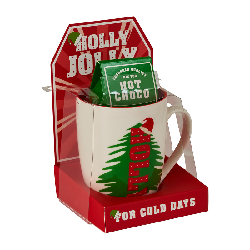 X-mas mok holly jolly