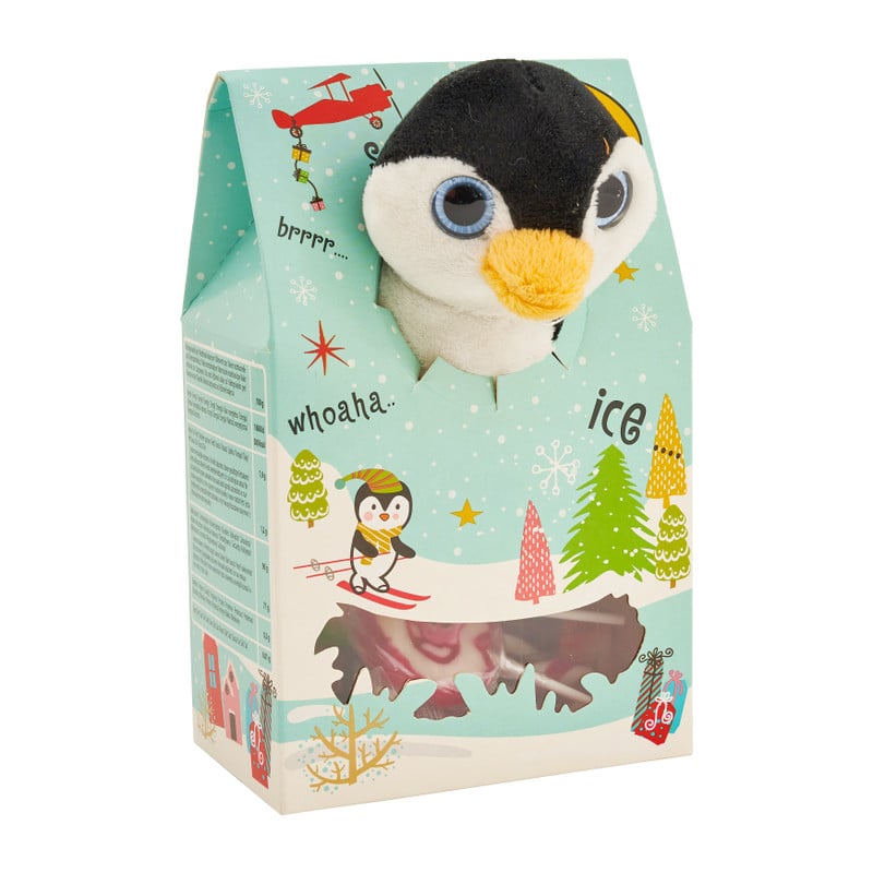Giftset knuffel met snoep - diverse varianten - 100 g