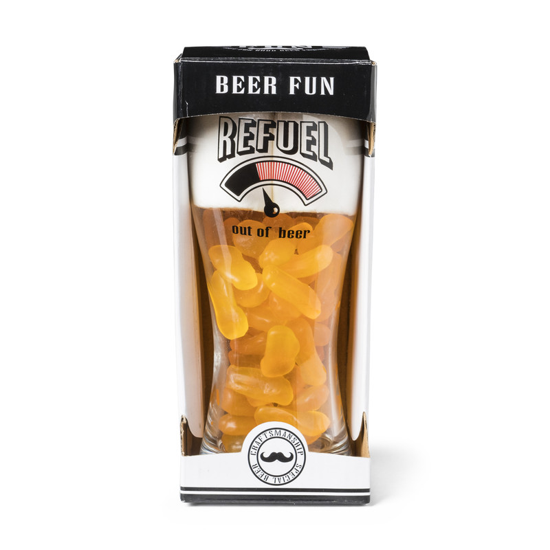 Bierglas met snoep - 235 g