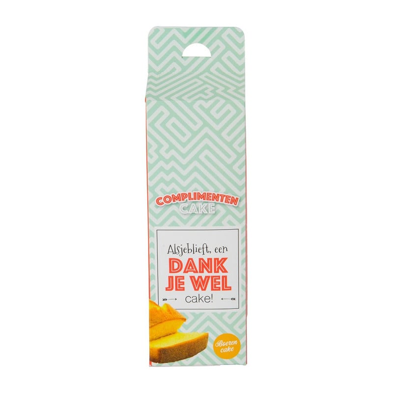 Complimenten cake - Alsjeblieft, een dankjewel - 400 gram