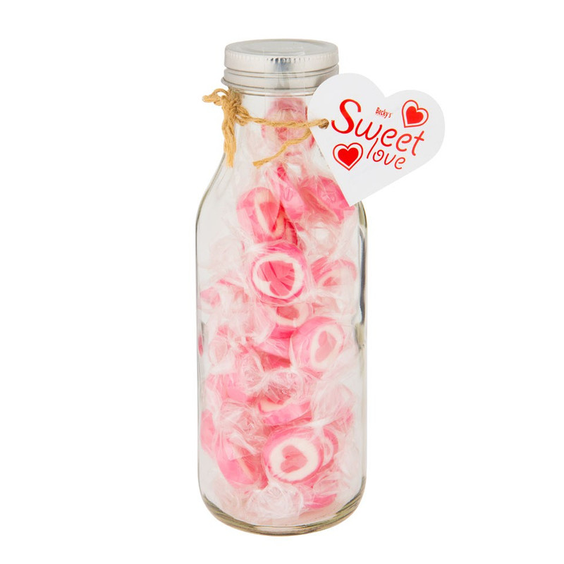 Fles met snoepjes