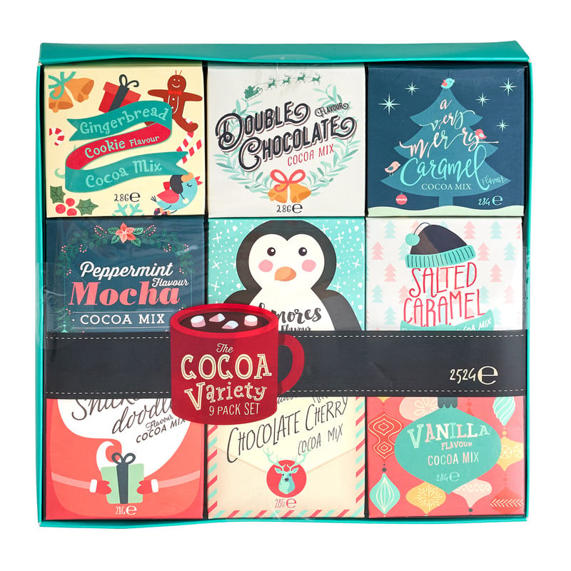 Giftset chocolademelk - 9 soorten 