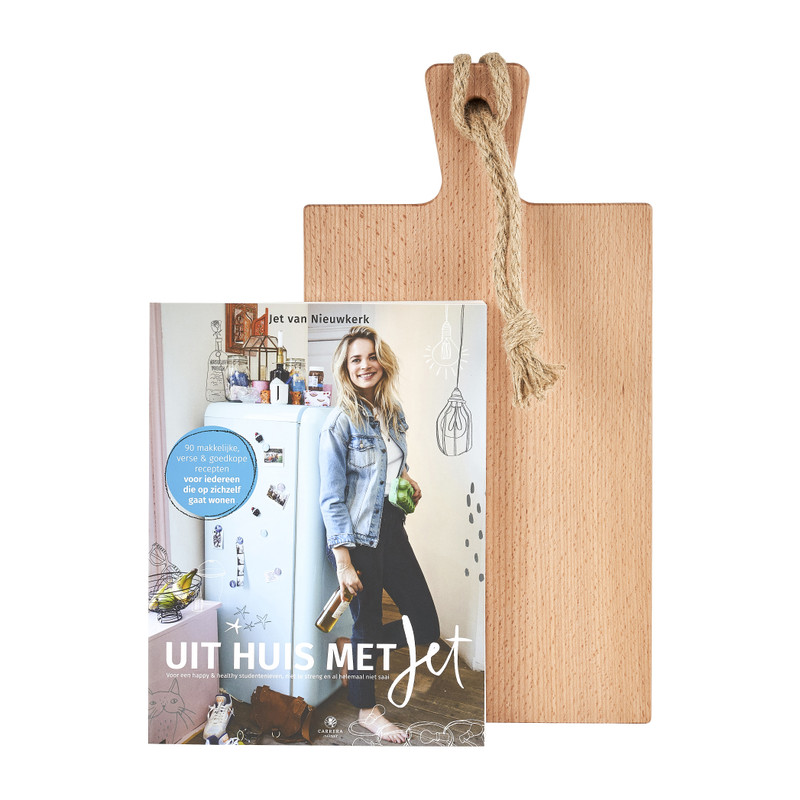 Happenplank met kookboek - Jet - 38 cm 
