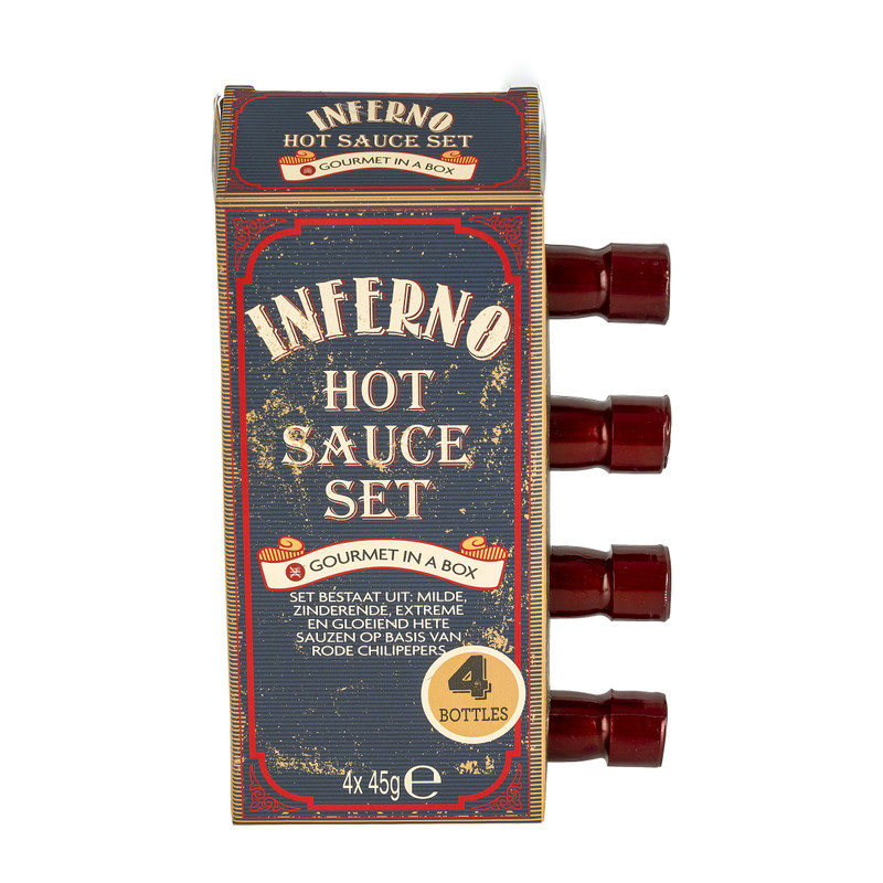 Hot sauce set - 4x45 gram