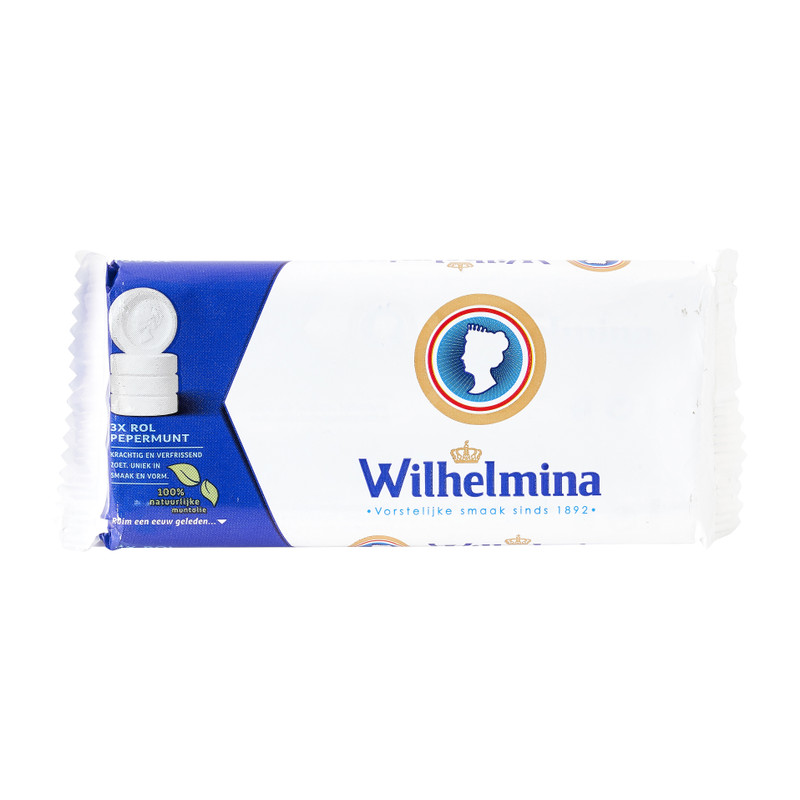 Wilhelmina - pepermunt - 3 rollen