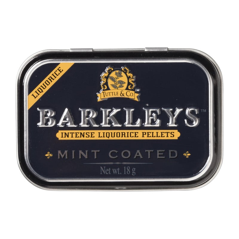 Barkley liquorice - mint coated - 18 gram