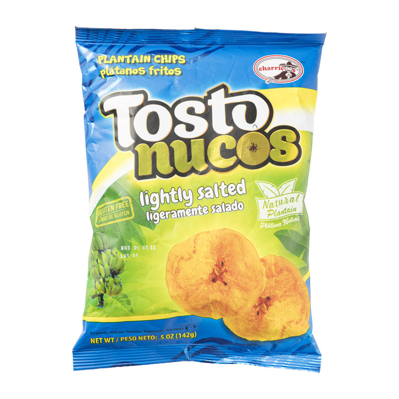 Charricos bananenchips - zeezout - 142 g