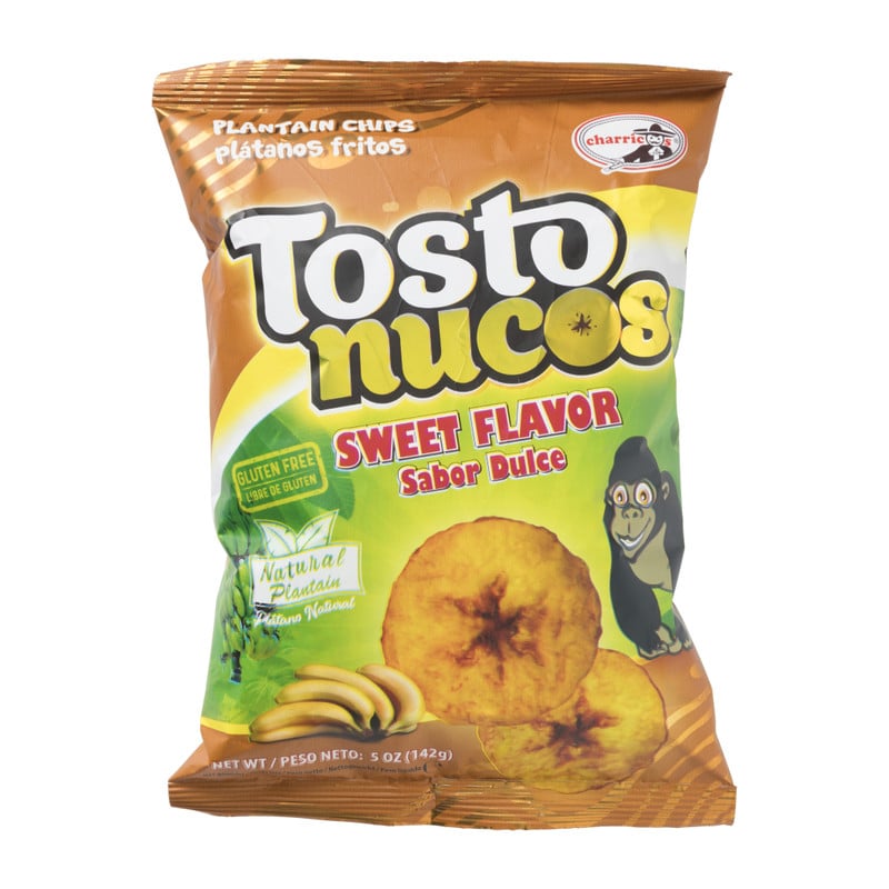 Charricos bananenchips - zoet - 142 g