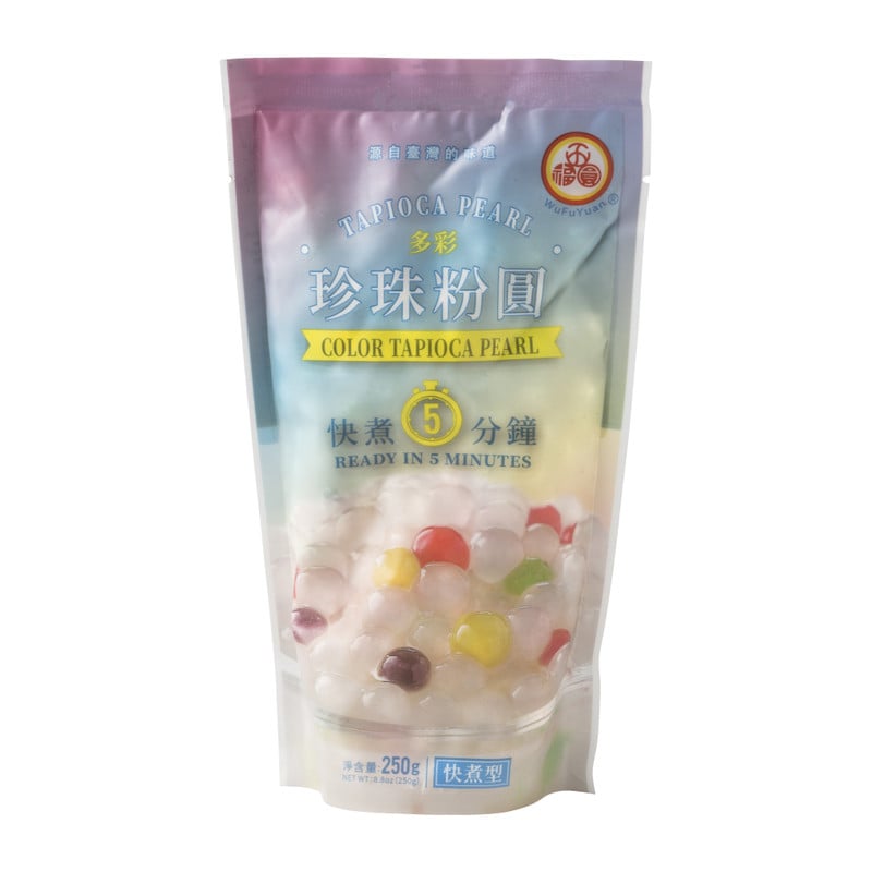 Bubble tea - rainbow - 250 gram
