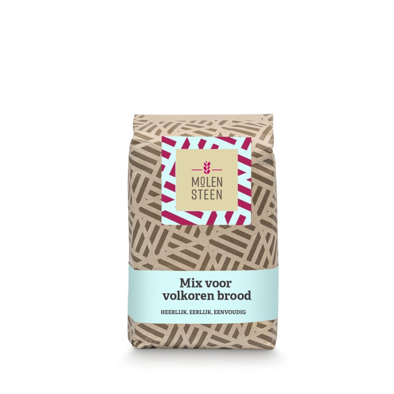 Molensteen bakmix voor volkoren brood - 500 g