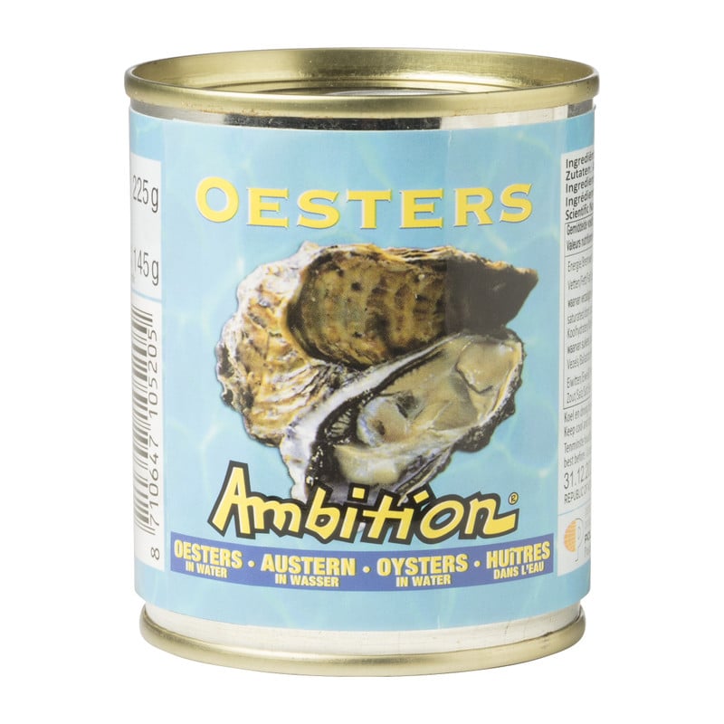 Oesters in blik - 225 g