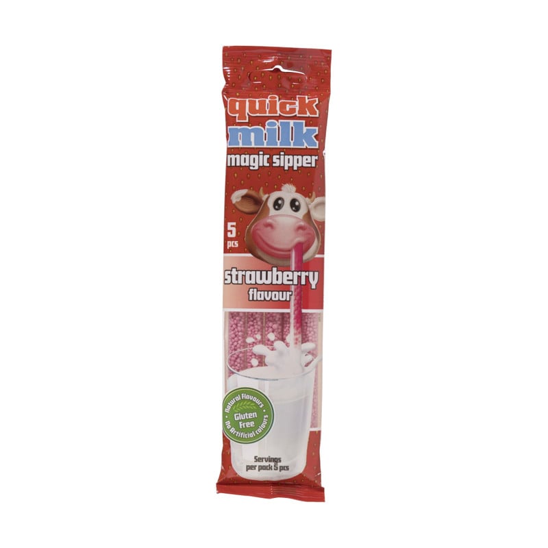 Quick milk aardbei - 5x6 gram
