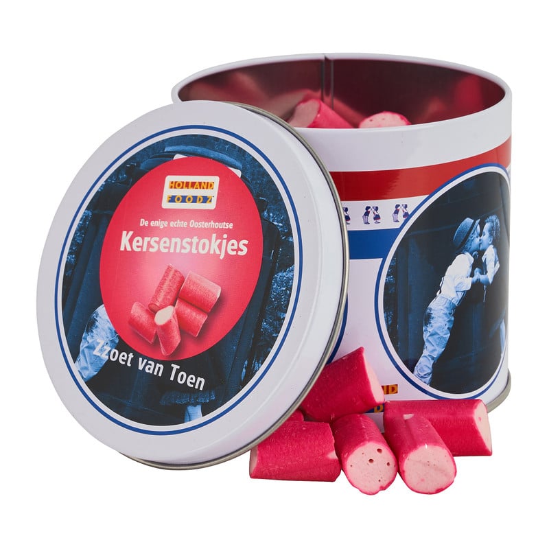 Kersenstokjes in blik - 135 g
