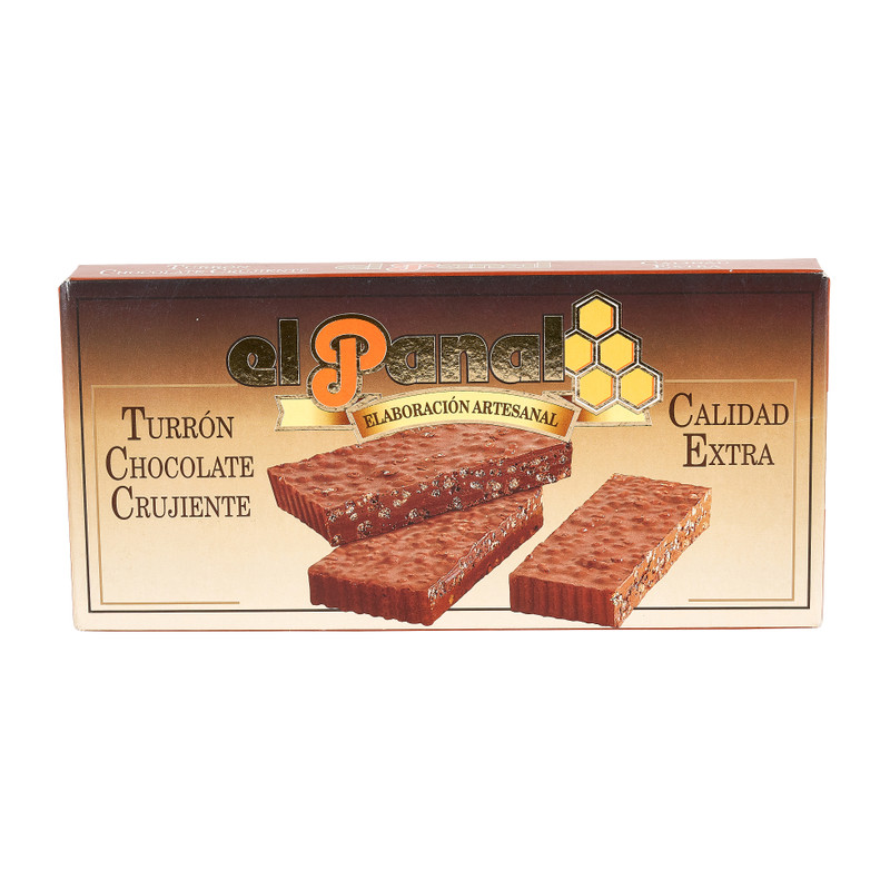 Turron chocolate con almendras - 200 g