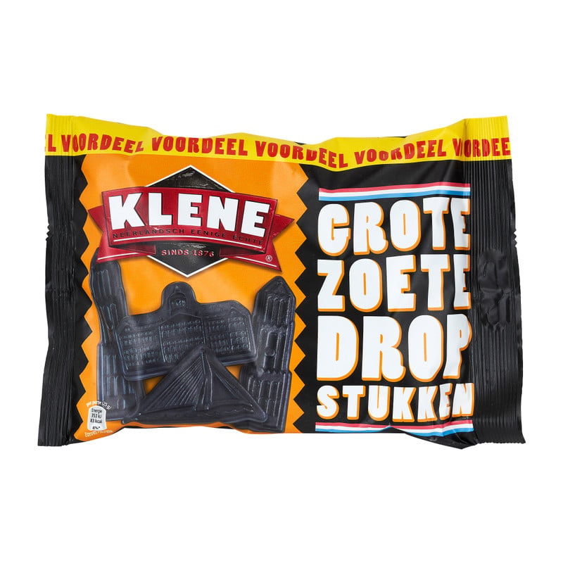 Klene - grote zoete drop stukken - 500 g