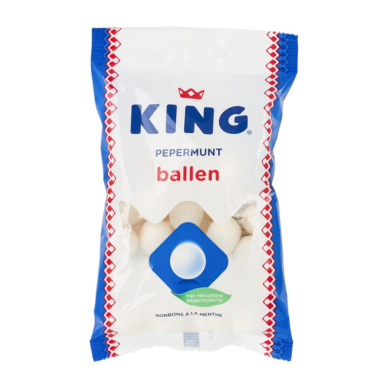 King pepermuntballen - 132 g 