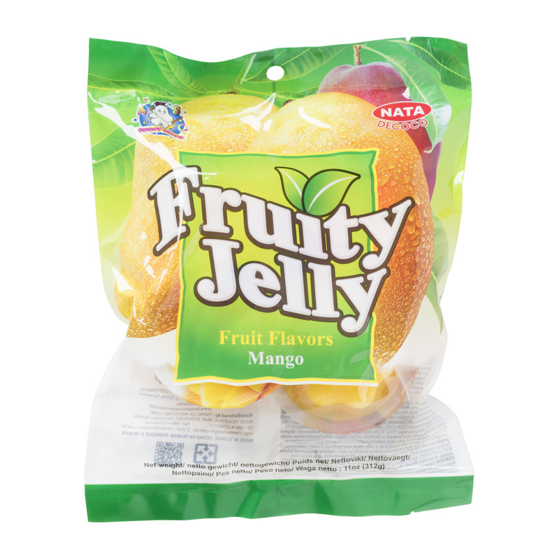 Fruity jelly flower cup - mango - 312 g
