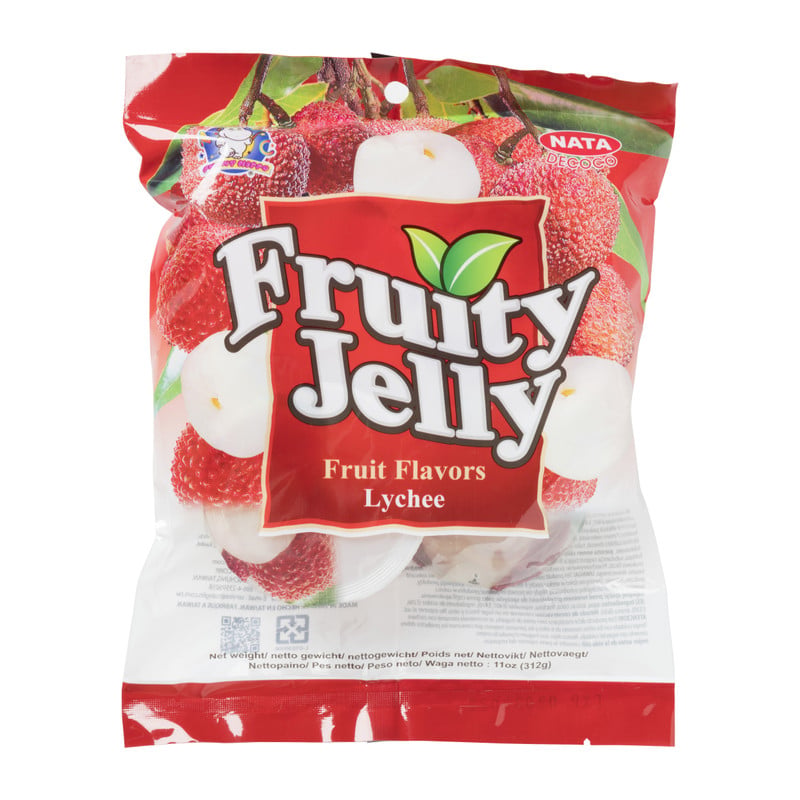Fruity jelly flower cup - lychee - 312 g