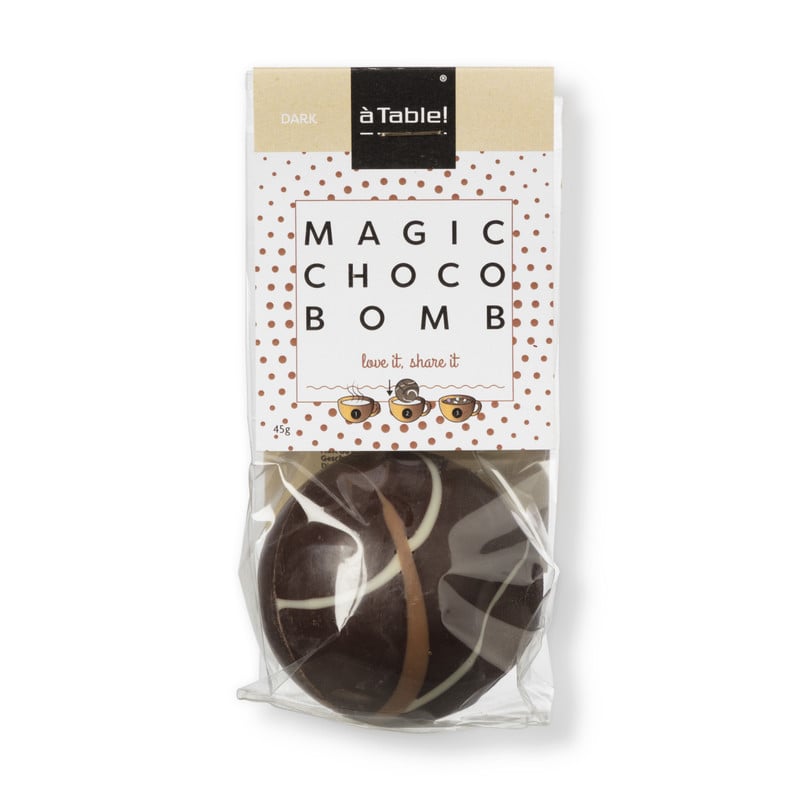 Magic chocobom - chocolade puur - 45 gram 