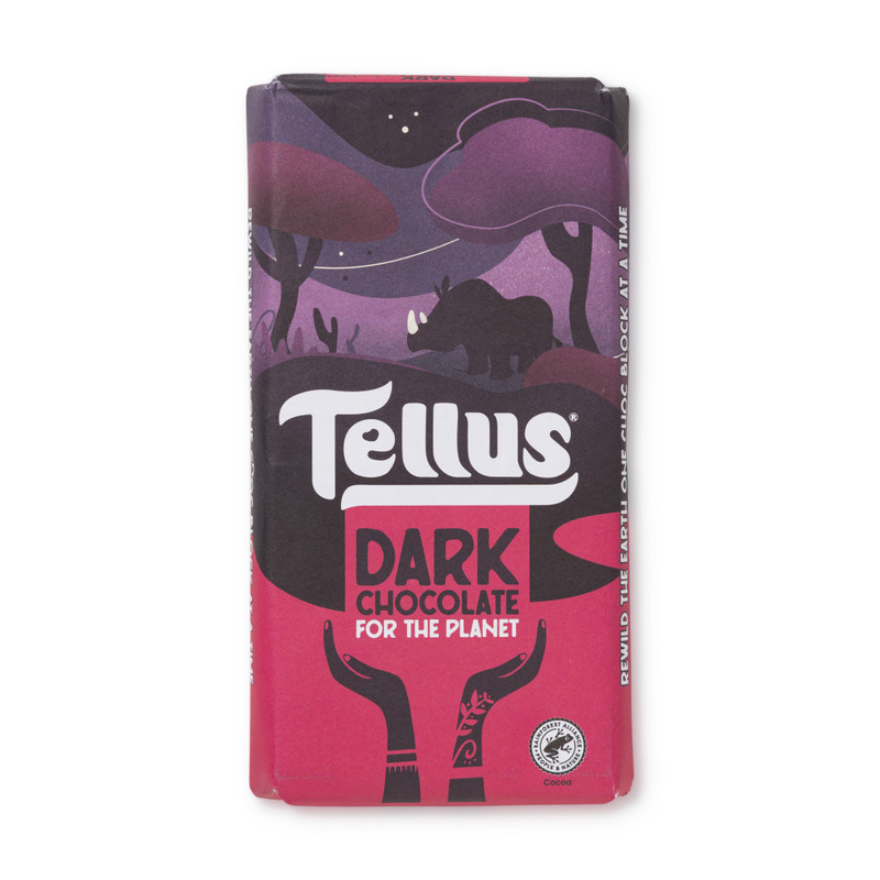 Tellus chocoladereep - puur 