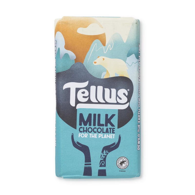 Tellus chocoladereep - melk 