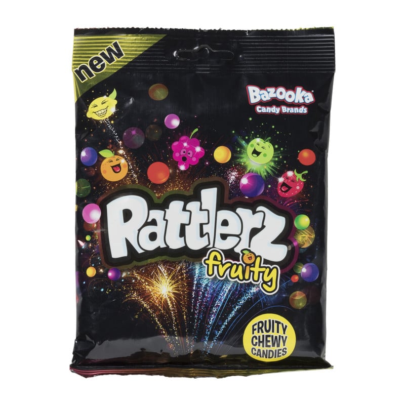 Bazooka rattlerz - fruity - 120 g