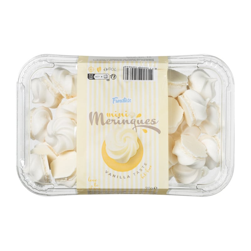 Fundiez mini meringues vanille - 70 gram
