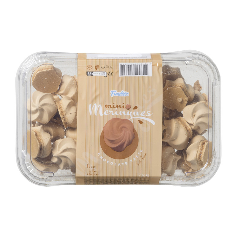Fundiez mini meringues chocolade - 70 gram