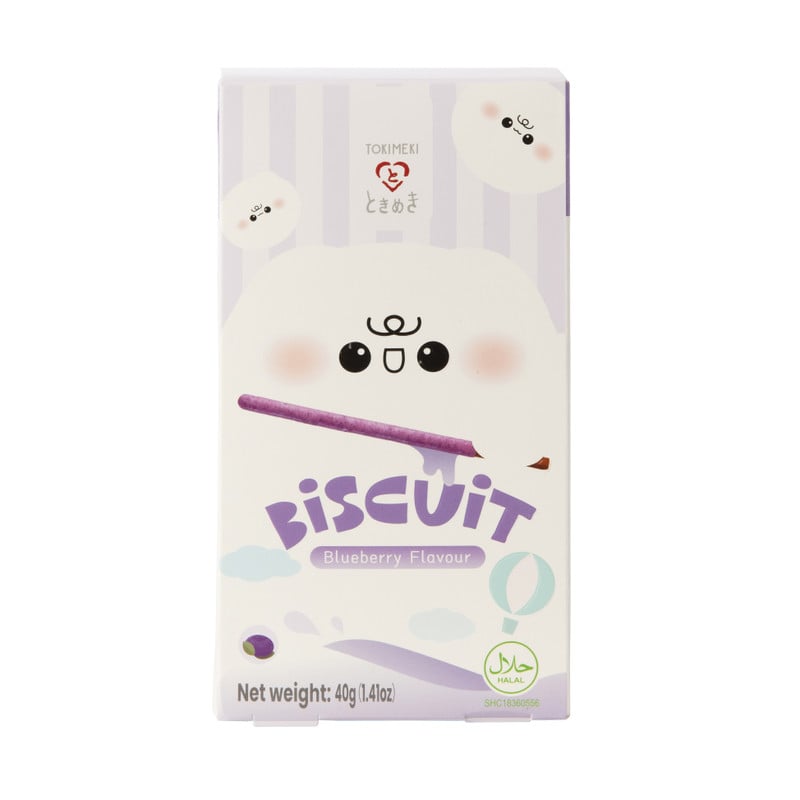 Biscuit stick tokimeki - bosbes - 40 gram