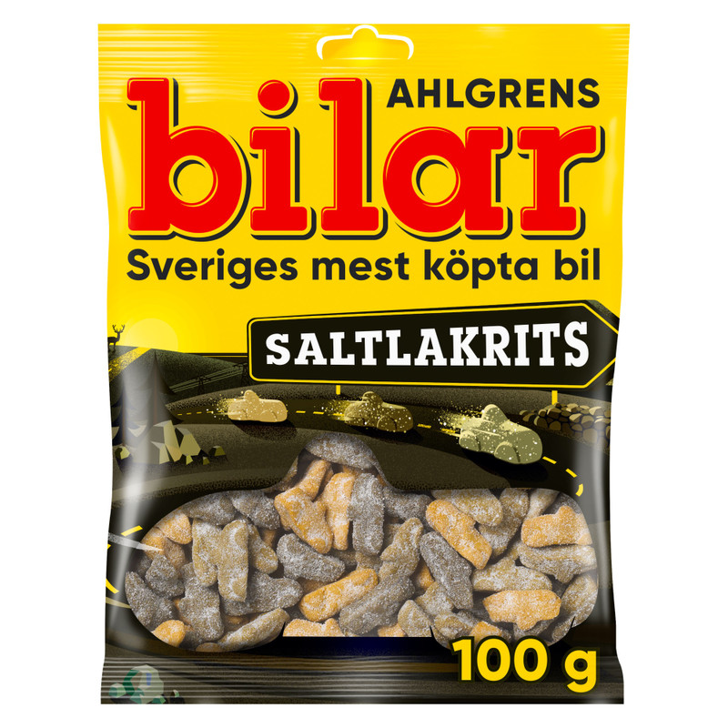 Bilar - zoute drop - 100 gram