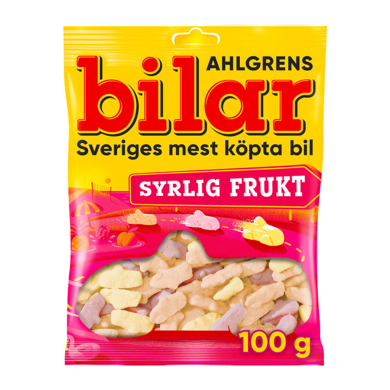 Bilar - fruitsmaak - 100 gram