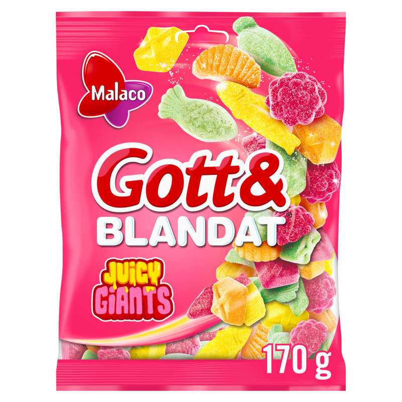 Gott & blandat - juicy giants - 170 gram