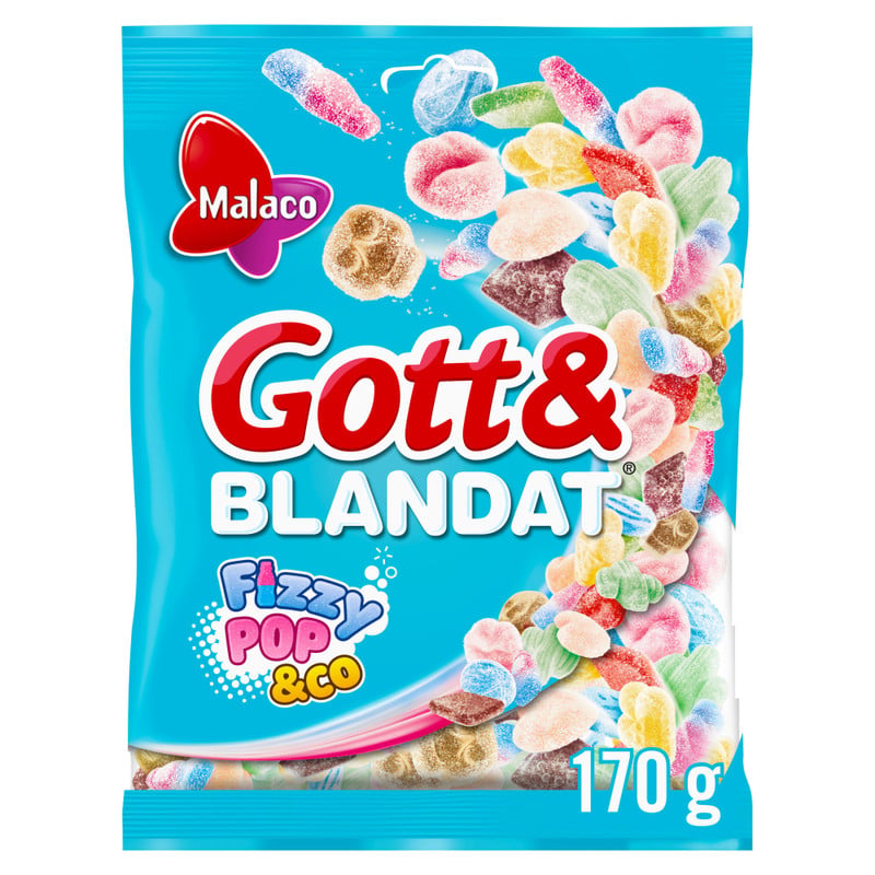 Gott & blandat - fizzy pop & co - 170 gram
